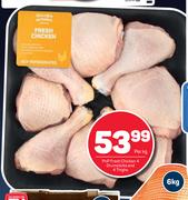 PnP Fresh Chicken 4 Drumsticks & 4 Thighs-Per Kg