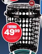 Miss Molly 45L Laundry Basket Assorted Colours