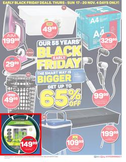 Pick n Pay Hypermarket Eastern Cape :  Early Black Friday Deals (17 November - 20 November 2022), page 6