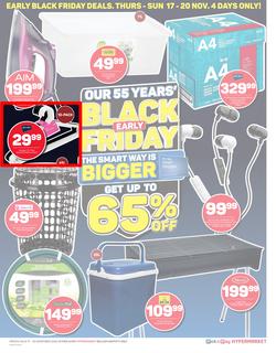 Pick n Pay Hypermarket Eastern Cape :  Early Black Friday Deals (17 November - 20 November 2022), page 6