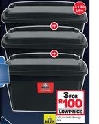 Big Jim Delta Storage Box-For 3 x 30L