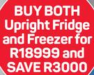 Bosch 326L Inox Upright Fridge KSV33NI31Z + Bosch 225L Inox Upright Freezer GSN33VI31Z-Both For