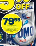 Omo Auto Washing Powder 3Kg, Semi Concentrated Liquid 2L-Each