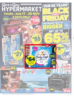 Pick n Pay Hypermarket Eastern Cape :  Early Black Friday Deals (17 November - 20 November 2022), page 12