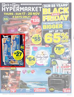 Pick n Pay Hypermarket Eastern Cape :  Early Black Friday Deals (17 November - 20 November 2022), page 12