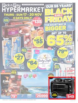Pick n Pay Hypermarket Eastern Cape :  Early Black Friday Deals (17 November - 20 November 2022), page 12