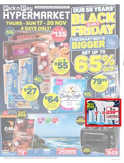 Pick n Pay Hypermarket Eastern Cape :  Early Black Friday Deals (17 November - 20 November 2022), page 12