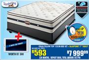 Italia Pillow Top 152Cm Bed Set+ Blaupunkt 7" Tablet