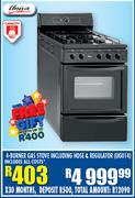 Univa 4 Burner Gas Stove UG014