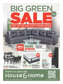 House & Home : Big Green Sale (21 July - 03 August 2025 While Stocks Last)