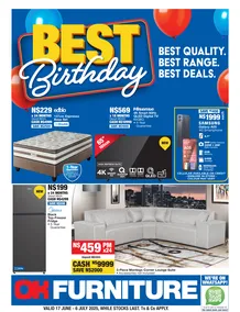 OK Furniture Namibia : Best Birthday (17 June - 06 July 2025)