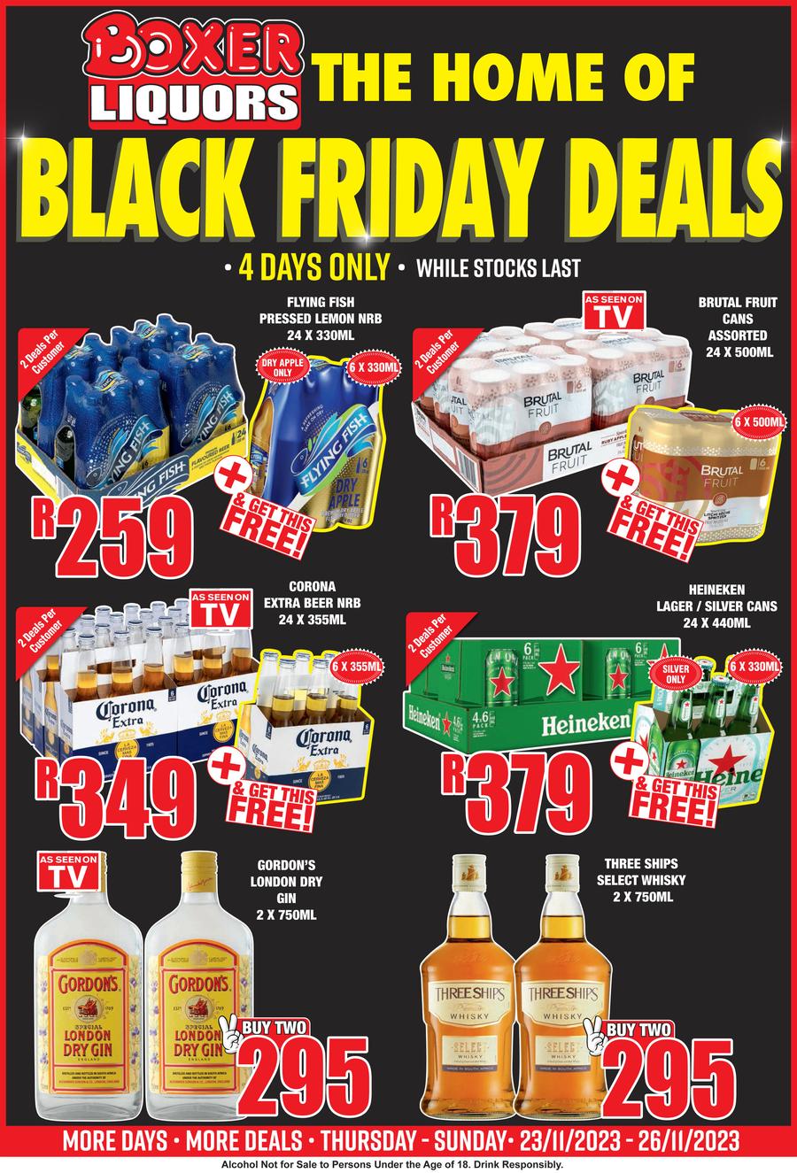 Boxer Liquor Limpopo & Mpumalanga Black Friday Deals (23 November 26 November 2023) — m