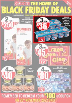 Boxer Super Stores Limpopo & Mpumalanga : Black Friday Deals (25 November 2022 Only), page 1