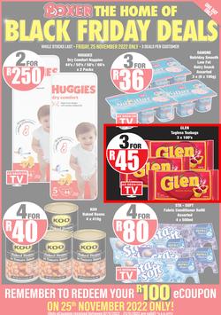 Boxer Super Stores Limpopo & Mpumalanga : Black Friday Deals (25 November 2022 Only), page 1