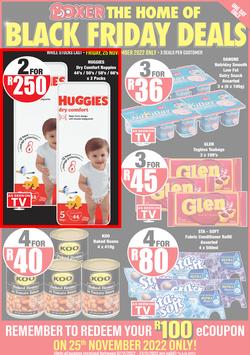 Boxer Super Stores Limpopo & Mpumalanga : Black Friday Deals (25 November 2022 Only), page 1