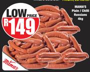 Mama's Plain/Chilli Russians-4kg