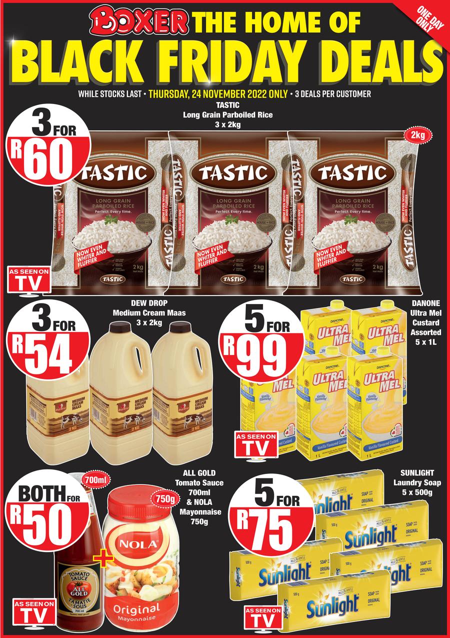 Boxer Super Stores Eastern Cape Black Friday Deals (24 November 27