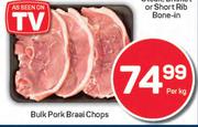 Bulk Pork Braai Chops-Per Kg