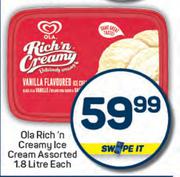 Ola Rich n Creamy Ice Cream Assorted-1.8L
