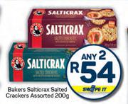Bakers Salticrax Salted Crackers Assorted-Any 2 x 200g