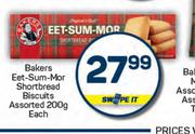 Bakers Eet Sum Mor Shortbread Biscuits Assorted-200g Each