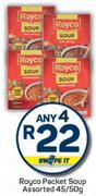 Royco Packet Soup Assorted-Any 4 x 45g/50g