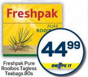 Freshpak Pure Rooibos Tagless Teabags-80s