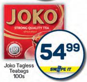 Joko Tagless Teabags-100s