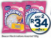 Beacon Marshmallows Assorted-Any 2 x 135g
