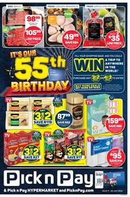 Pick n Pay Eastern Cape : Our 55th Birthday (11 July - 20 July 2022)