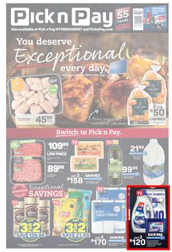 Pick n Pay Eastern Cape : Exceptional Everyday (29 August - 11 September 2022), page 1