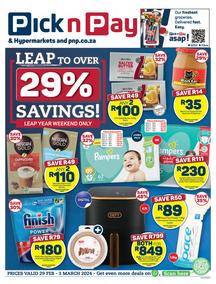 Pick n Pay Eastern Cape : Leap Year Specials (29 February - 03 March 2024)