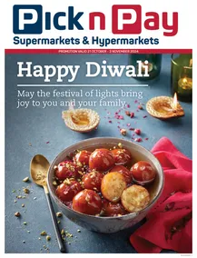 Pick n Pay Eastern Cape : Happy Diwali (21 October - 03 November 2024)