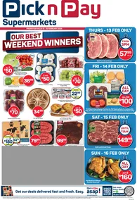 Pick n Pay Eastern Cape : Our Best Weekend Winners (13 February - 16 February 2025)