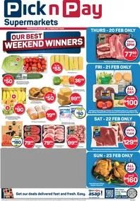 Pick n Pay Eastern Cape : Our Best Weekend Winners (20 February - 23 February 2025)