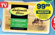 Ladismith Gouda, Cheddar, White Gouda, White Cheddar Or Mozzarella-800g