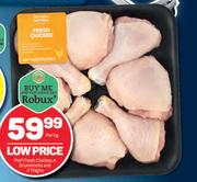 PnP Fresh Chicken 4 Drumsticks & 4 Thighs-Per Kg