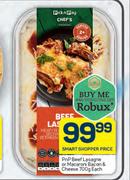 PnP Beef Lasagne Or Macaroni Bacon & Cheese-700g Each