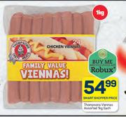 Thompsons Viennas Assorted-1Kg Each