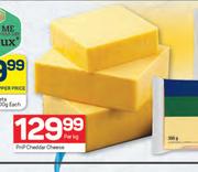 PnP Cheddar Cheese-Per Kg