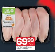 PnP Skinless Chicken Breast Fillets-5s Per Kg