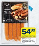 PnP Bockwurst Frankfurter Russian Or Cheese Griller-320g Each