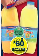 Clover Tropika Flavoured Dairy Fruit Mix Assorted-Any 2 x 2L