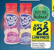 Danone Yogisip Drinking Yoghurt Assorted-Any 2 x 250g