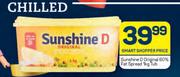 Sunshine D Original 60% Fat Spread Tub-1Kg