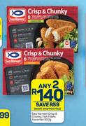 Sea Harvest Crisp & Chunky Fish Fillets Assorted-Any 2 x 500g