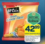 McCain Potato Cheese Shotz, Emotibites Or Veggie Fingers-250-415g Each