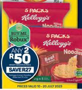 Kellogg's Instant Noodles Assorted-Any 2 x 5s x 70g