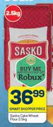 Sasko Cake Wheat Flour-2.5Kg