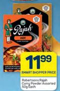 Robertsons Rajah Curry Powder Assorted-50g Each